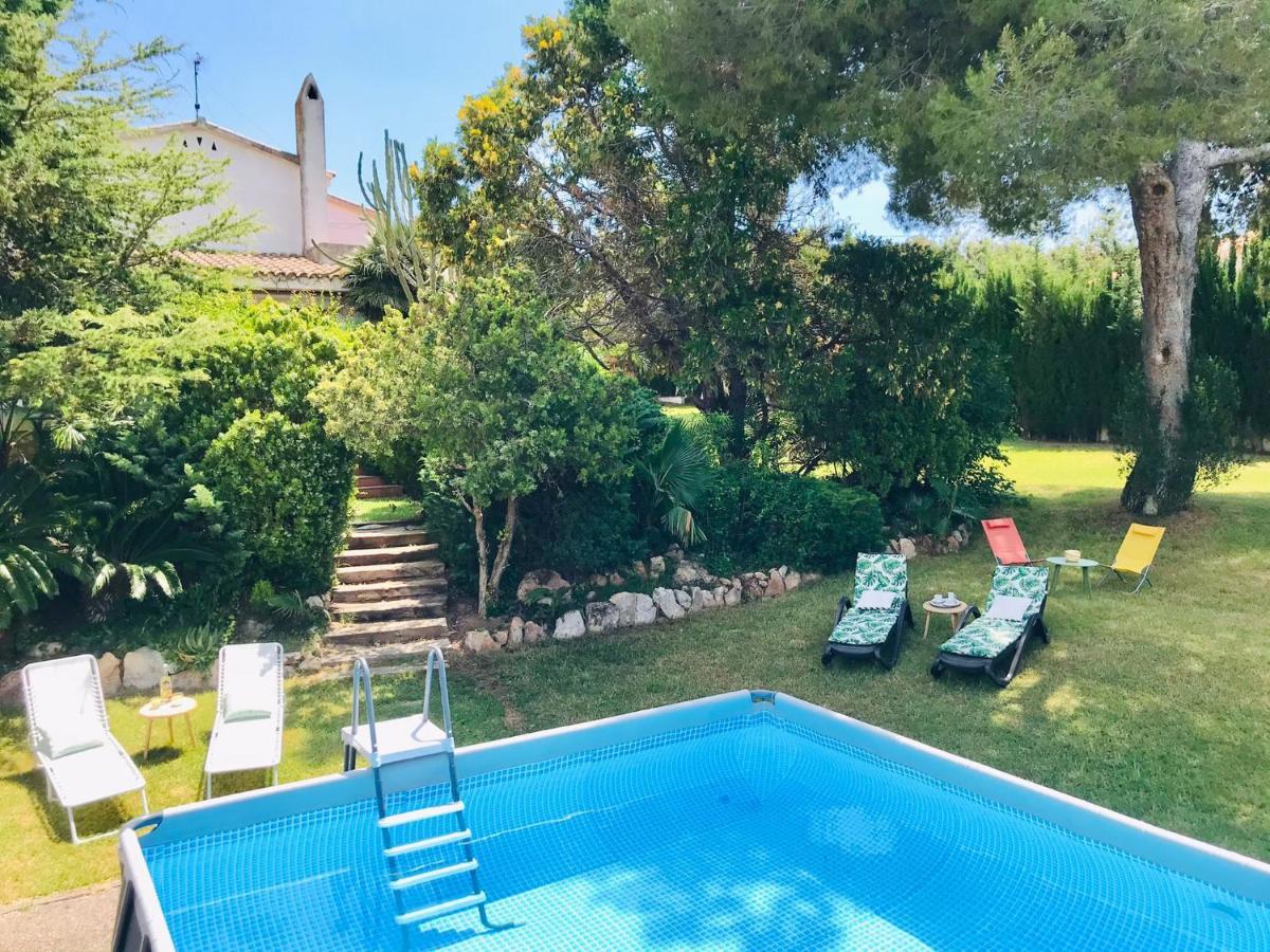 Casa Mediterranea Con Gran Jardin Y Piscina A 500 M De La Playa Roda de Bará Eksteriør billede